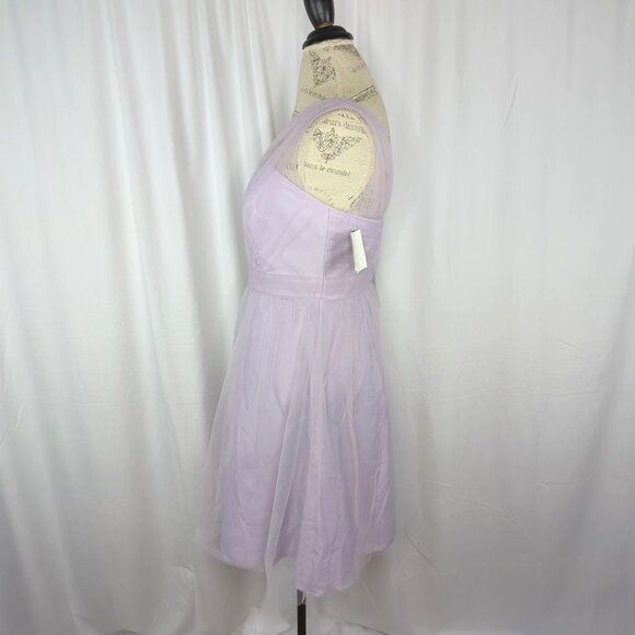 Davids Bridal Purple Dress Small 4 Short Prom - Picture 5 of 9